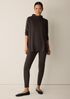 Cozy Brushed Terry Hug High-Waisted Leggings