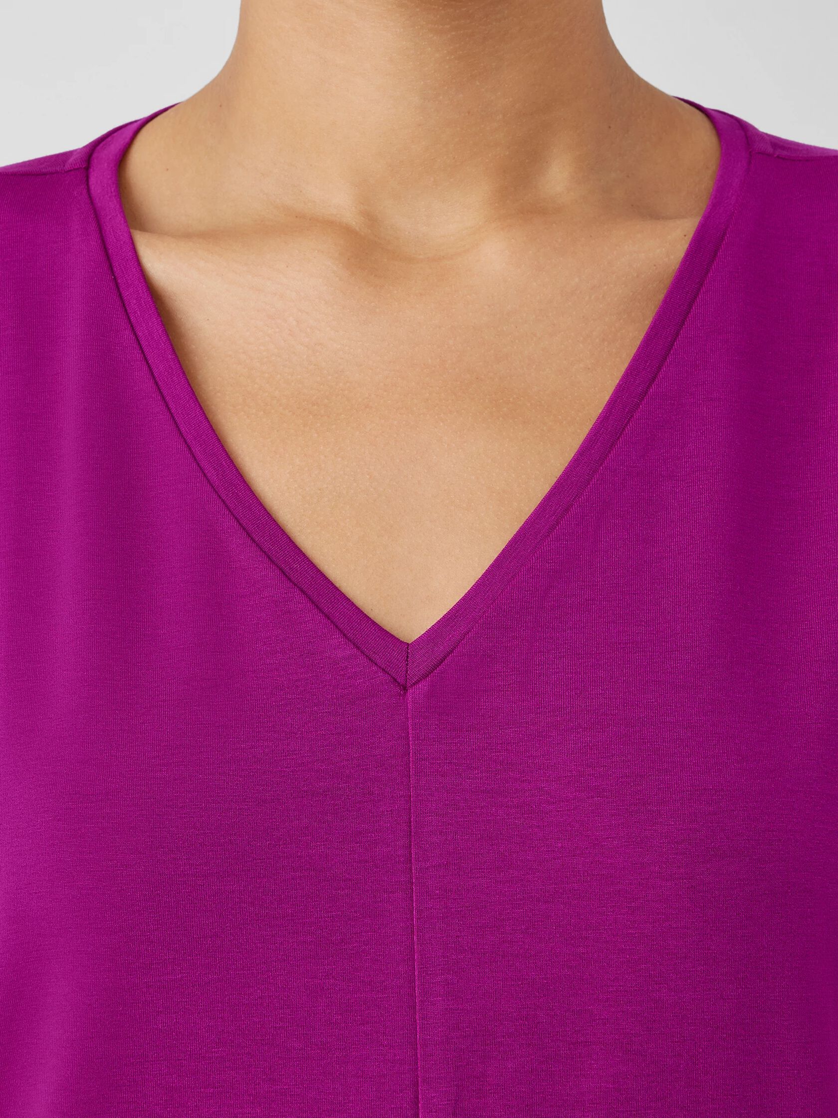 Fine Jersey Dolman-Sleeve Top