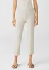 Washable Stretch Crepe Pant with Slits