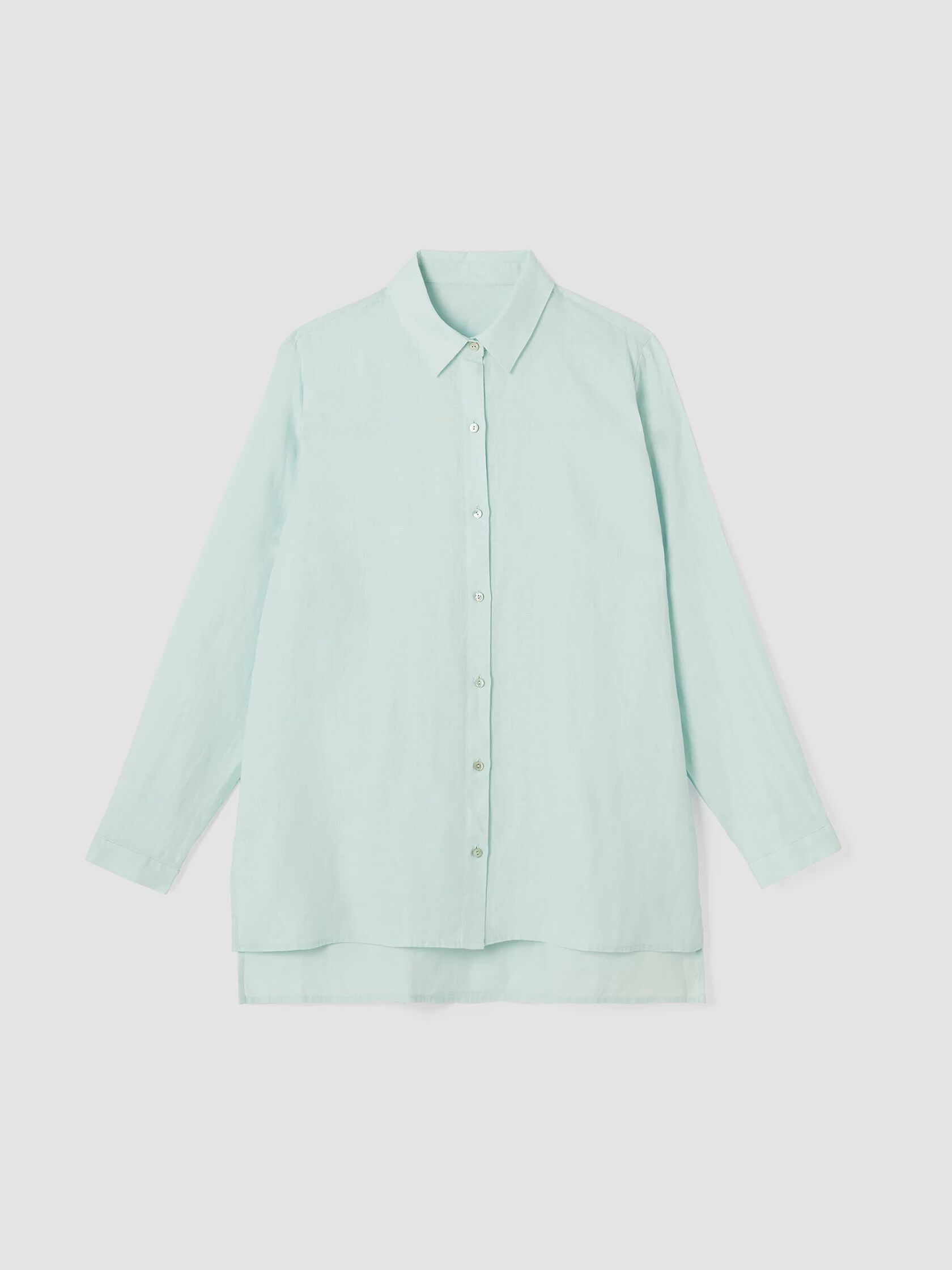 Handkerchief Linen Classic Collar Shirt