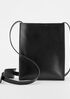 Sleek Italian Leather Crossbody Bag