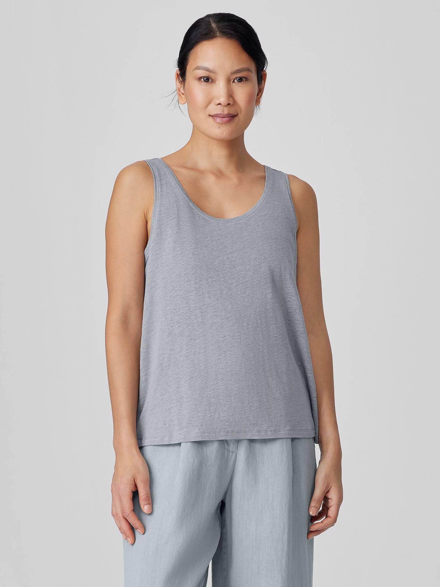 Organic Linen Jersey Tank