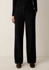 Felted Wool Jersey Full-Length Straight Trouser&nbsp;in Regenerative Wool