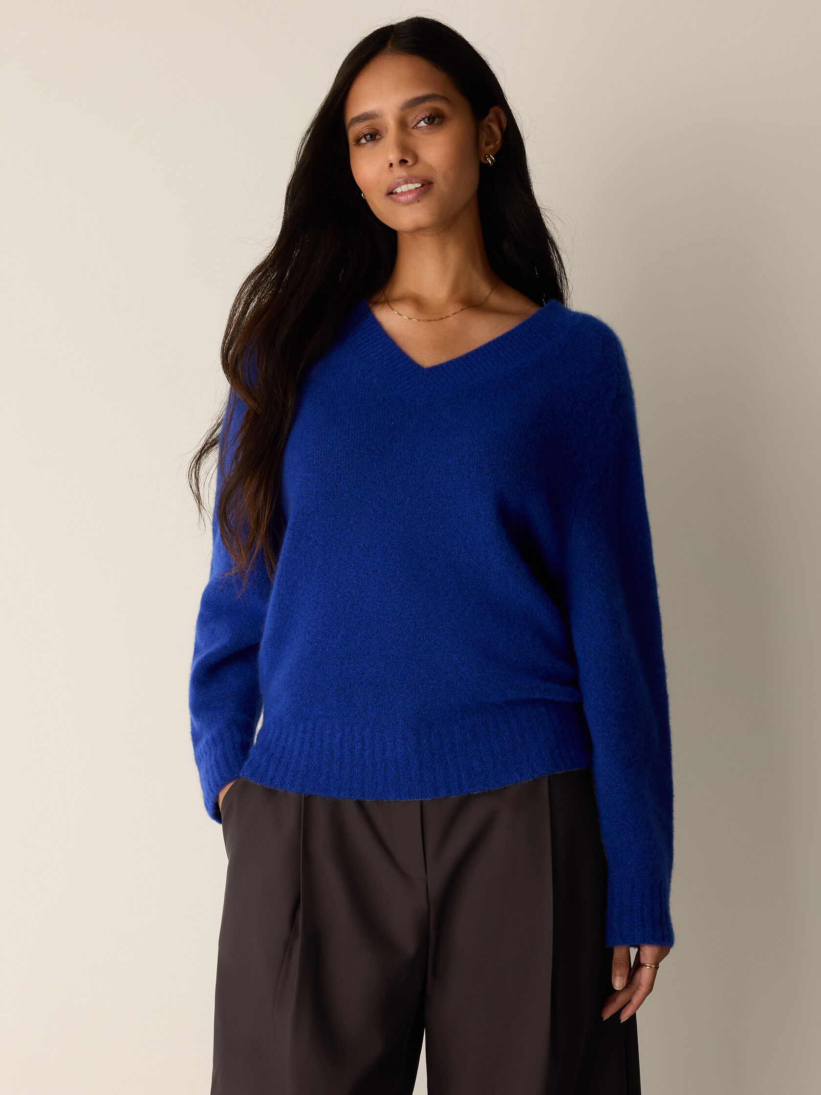 Cashmere Silk Bliss V-Neck Top