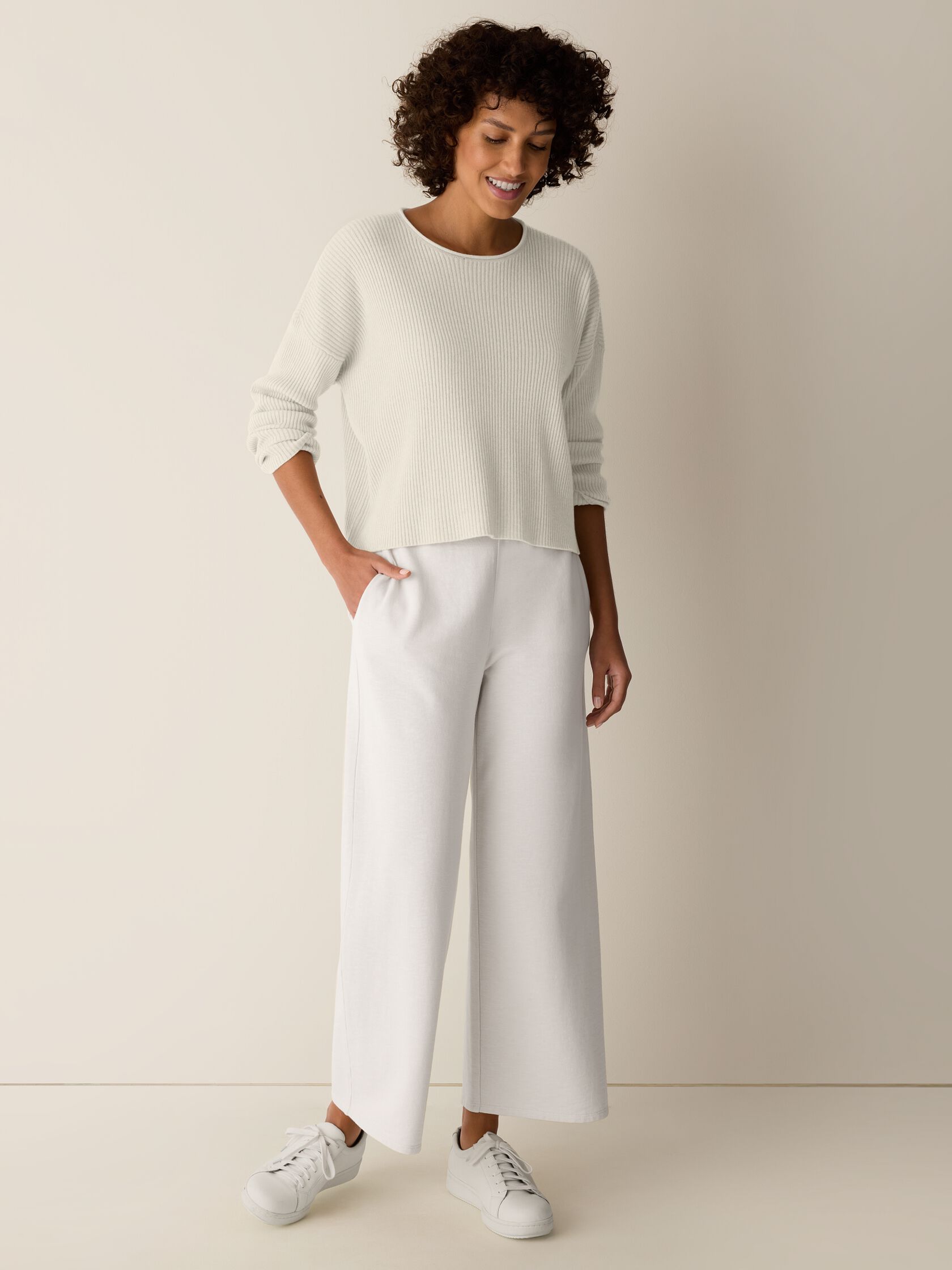 Italian Cashmere Crew Neck Top