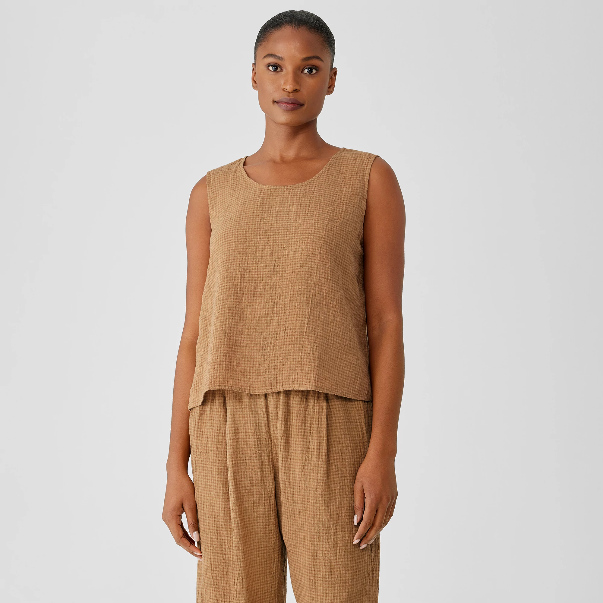Eileen fisher linen tank top clearance