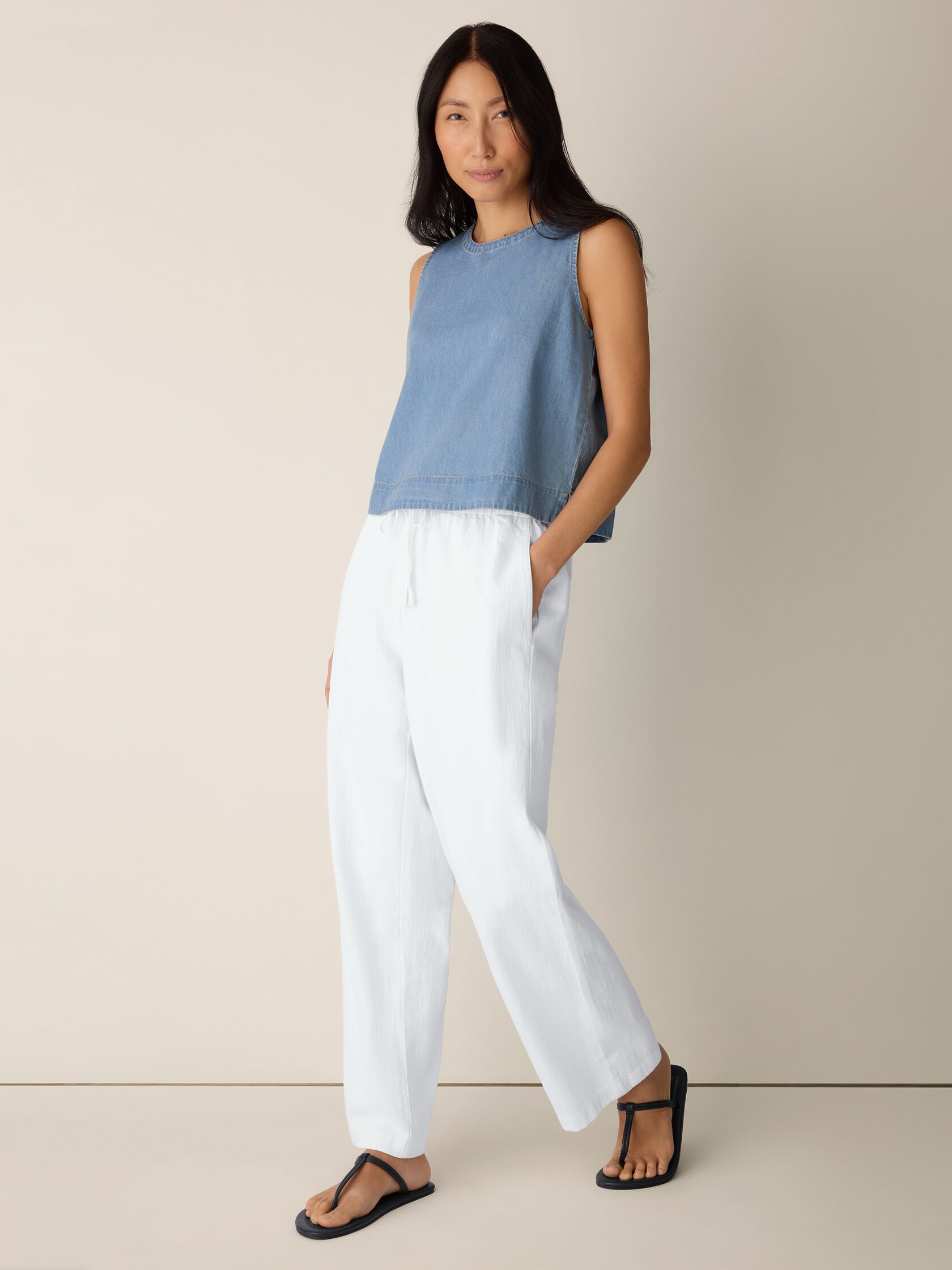 Lightweight Organic Cotton Denim Shell