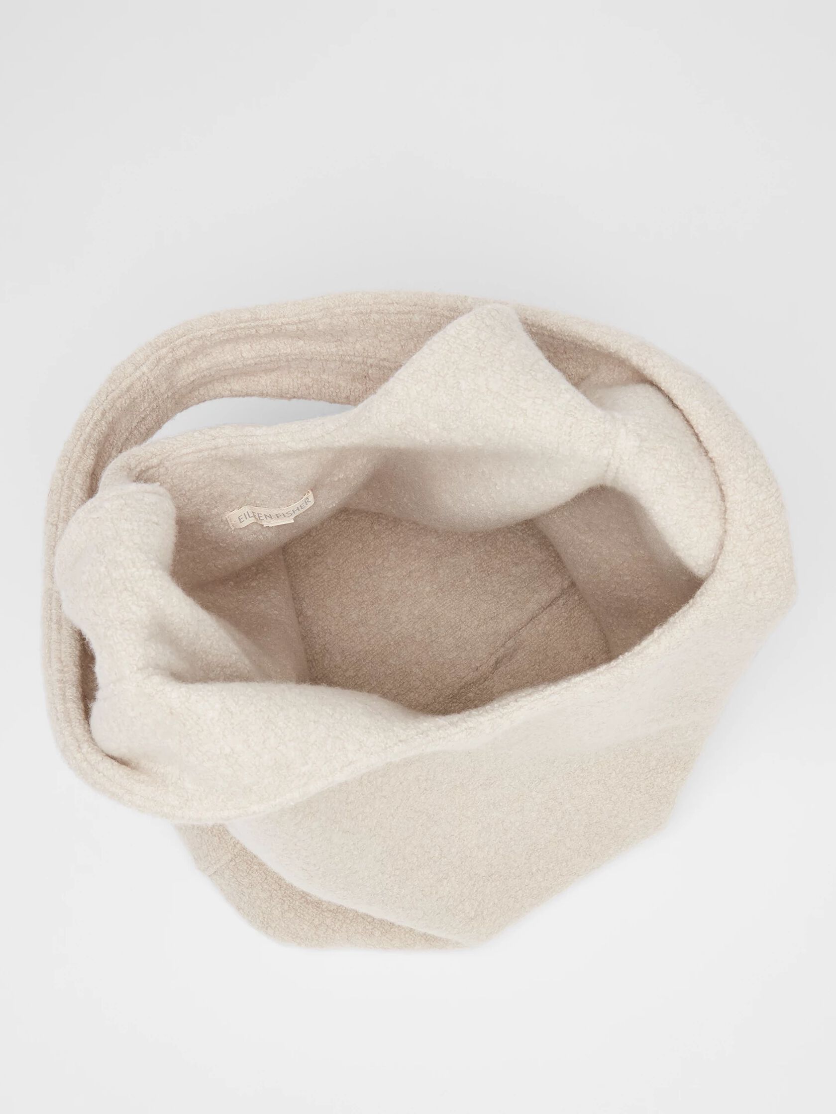 Boucle Wool Knit Shopper Tote | EILEEN FISHER