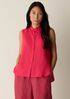 Organic Handkerchief Linen Sleeveless Shirt