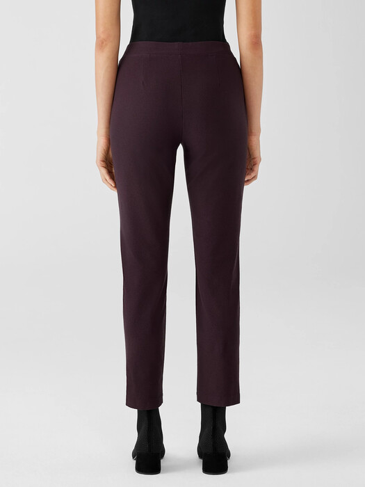 Washable Stretch Crepe Slim Pant