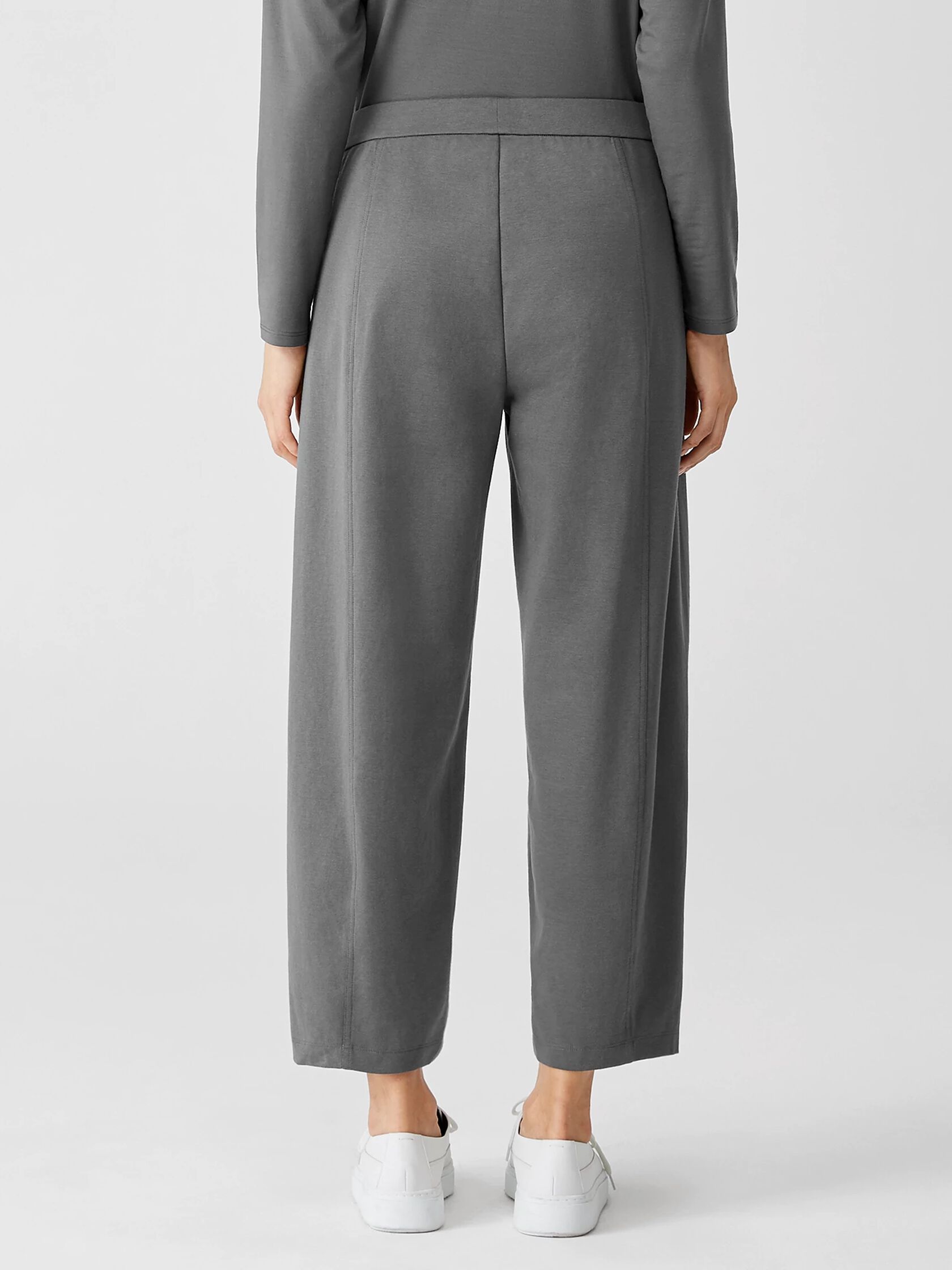 Organic Cotton Ponte Lantern Pant