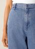 Cotton Stretch Denim Roomy Wide Trouser