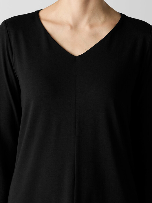 Fine Jersey V-Neck Top