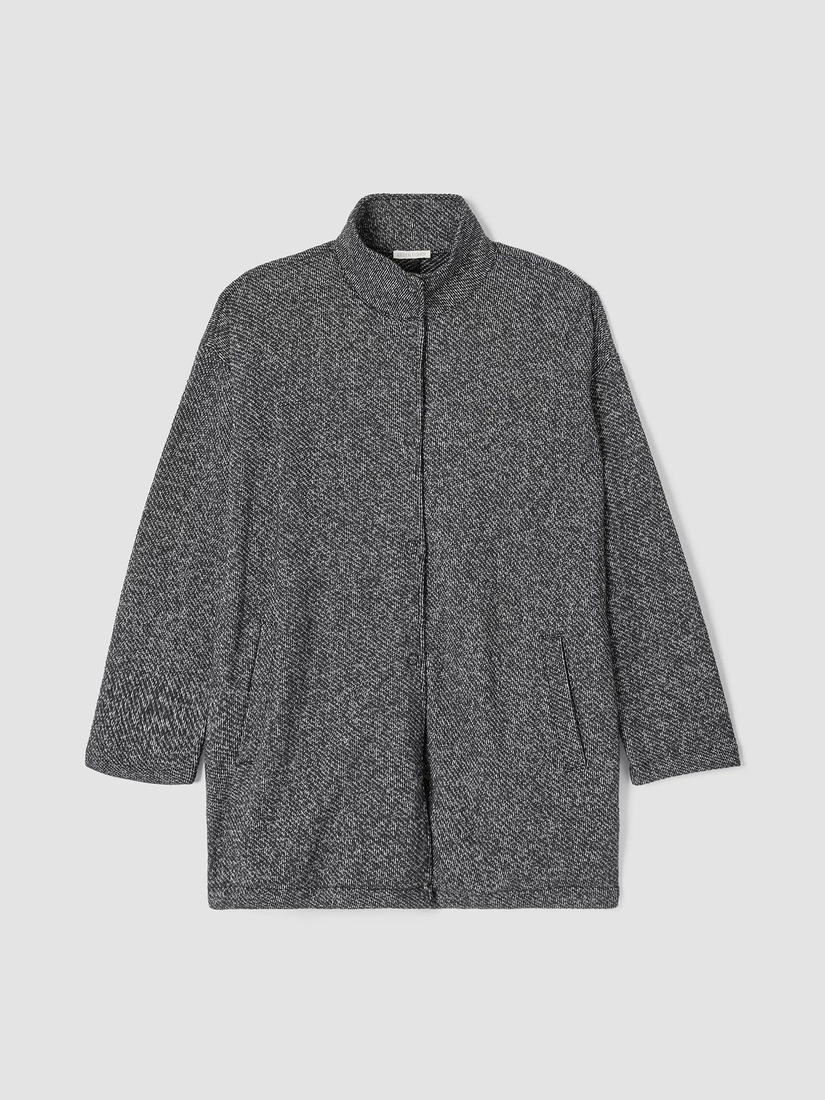 Organic Cotton Terry Stand Collar Jacket