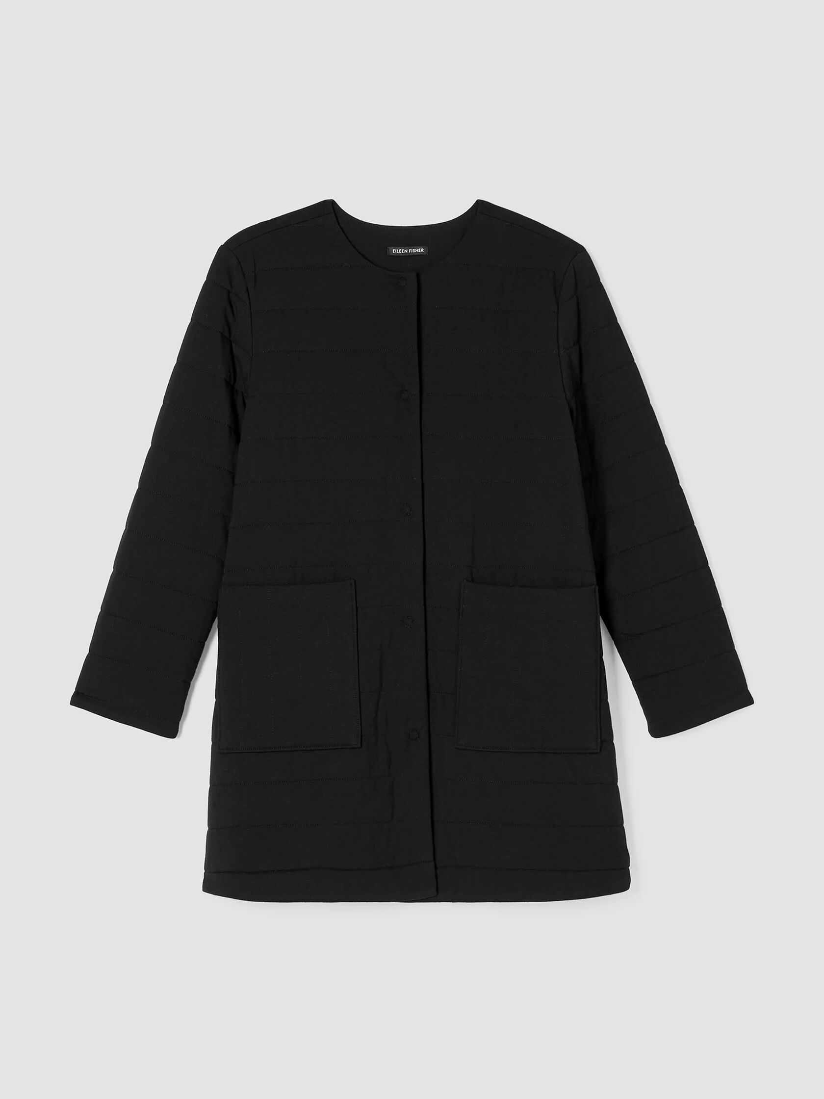 Traceable Organic Cotton Jersey Quilted Jacket