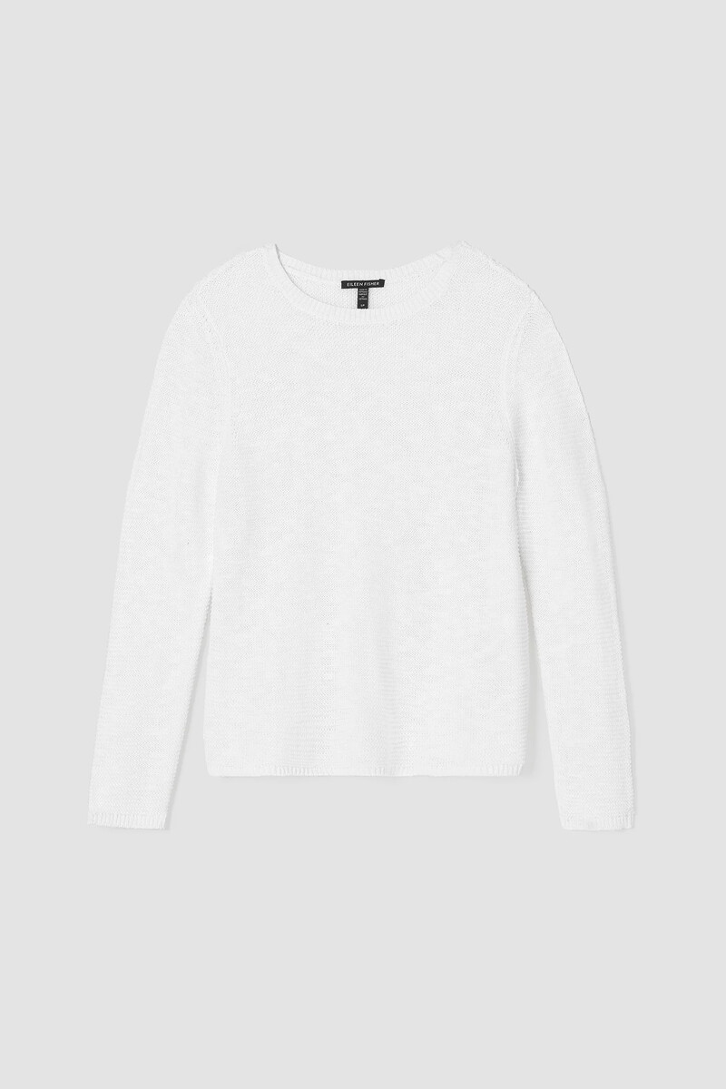 Organic Linen Cotton Crew Neck Top Organic Linen Cotton Crew Neck Top
