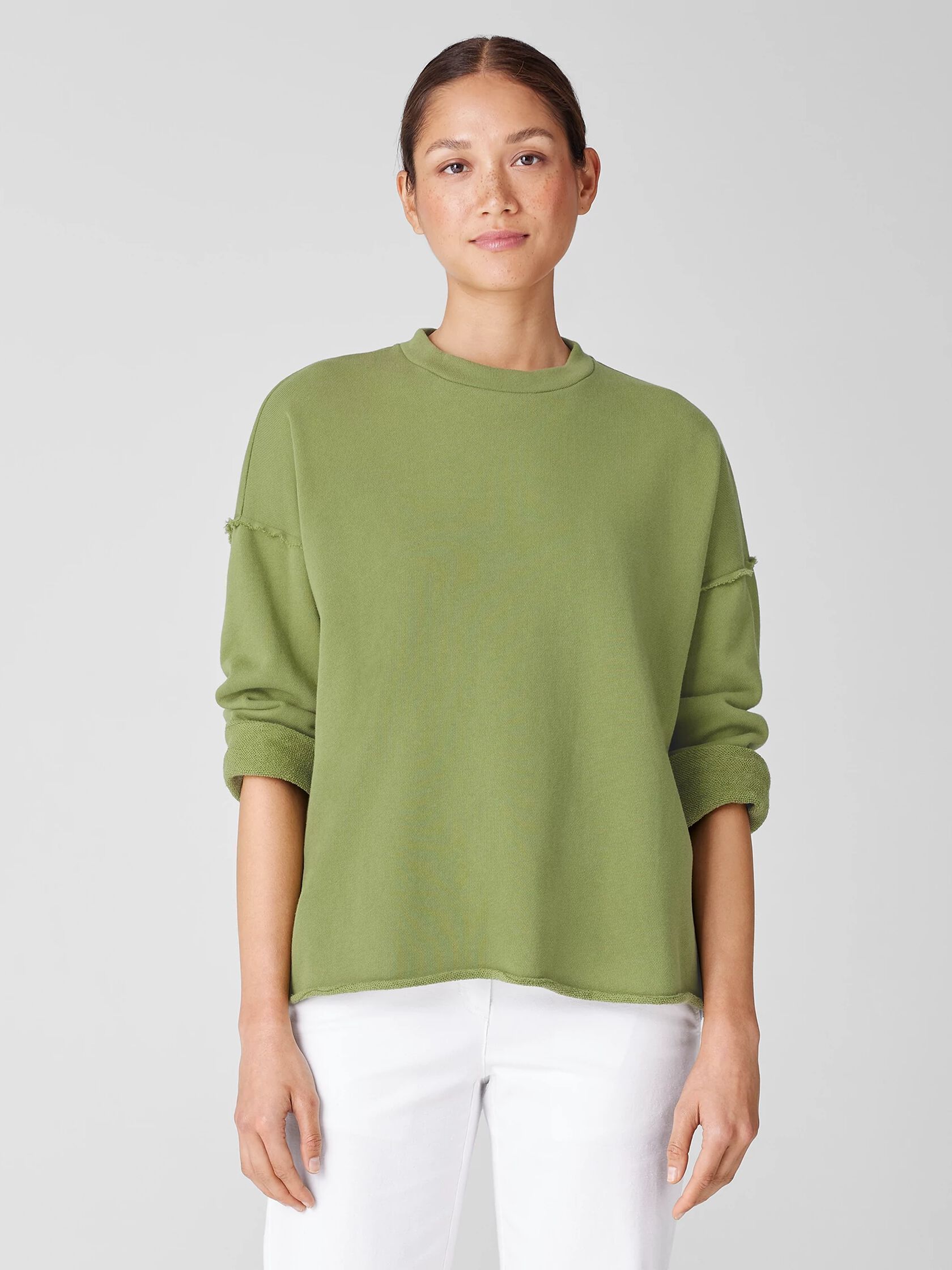 Organic Cotton French Terry Box-Top