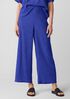 Woven Plissé Wide-Leg Pant