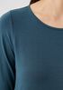 Stretch Jersey Knit Jewel Neck Dress