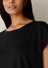 Organic Cotton Interlock Jewel Neck Sleep Tee