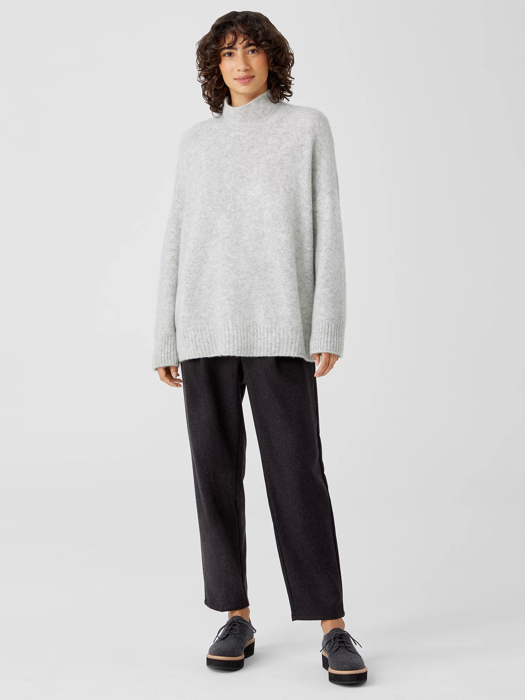 Cashmere Silk Bliss Turtleneck Box-Top