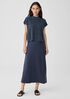 Stretch Jersey Knit A-Line Skirt