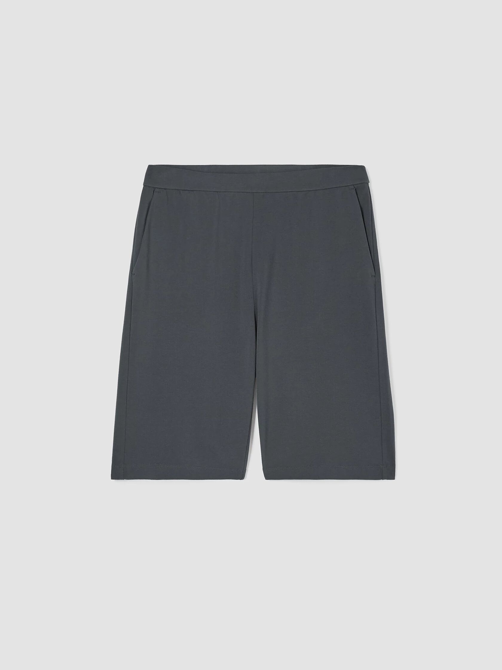 Pima Cotton Stretch Jersey Walking Shorts