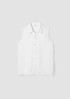 Handkerchief Linen Sleeveless Shirt