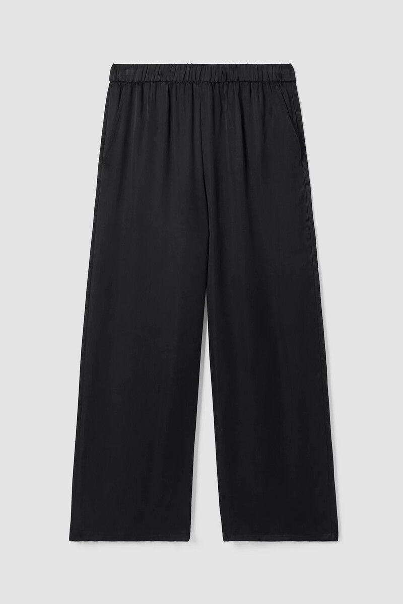 Sandwashed Cupro Wide-Leg Pant Sandwashed Cupro Wide-Leg Pant