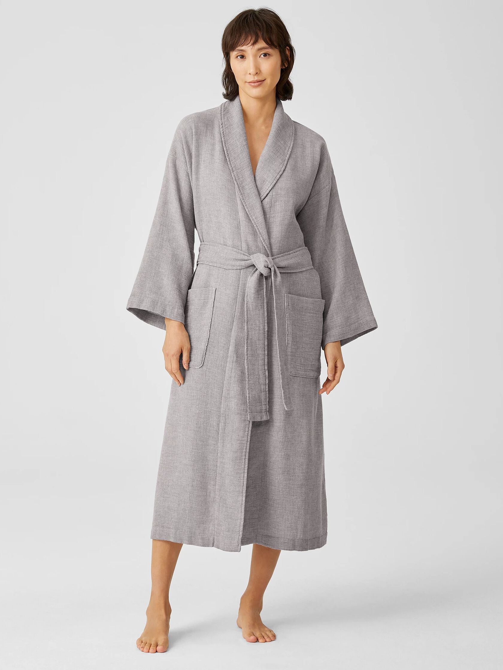 Organic Cotton Waffle Spa Robe