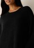 Organic Cotton Fluff Crew Neck Long Top