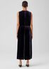 Velvet Wide-Leg Jumpsuit