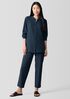 Washable Stretch Crepe Straight Pant
