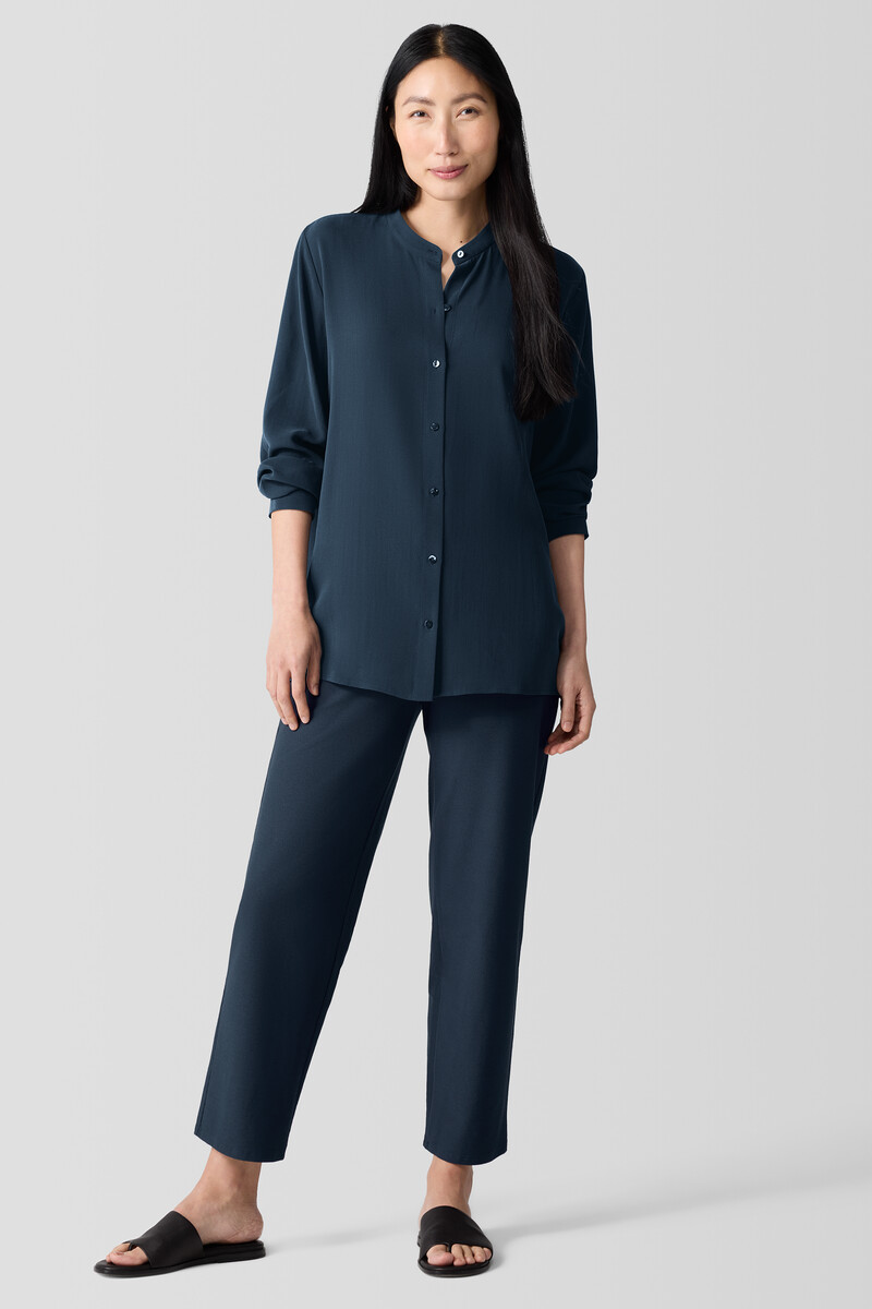 Washable Stretch Crepe Straight Pant Washable Stretch Crepe Straight Pant