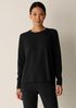 Extra-Fine Ponte Crew Neck Top