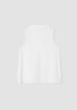 Pima Cotton Stretch Jersey Funnel Neck Tank