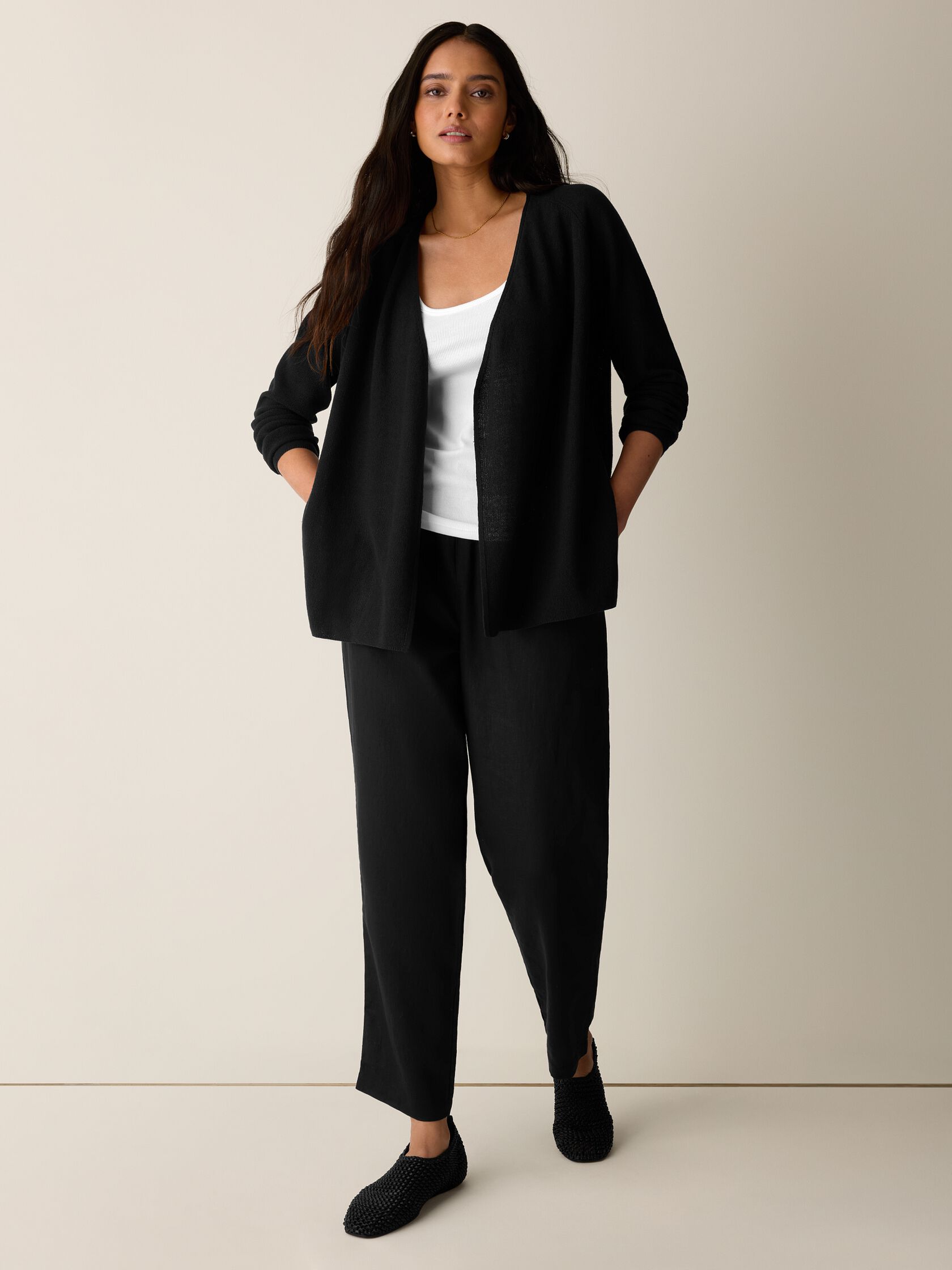 Organic Linen Cotton Cardigan