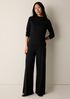 Stretch Jersey Knit Drape Neck Top