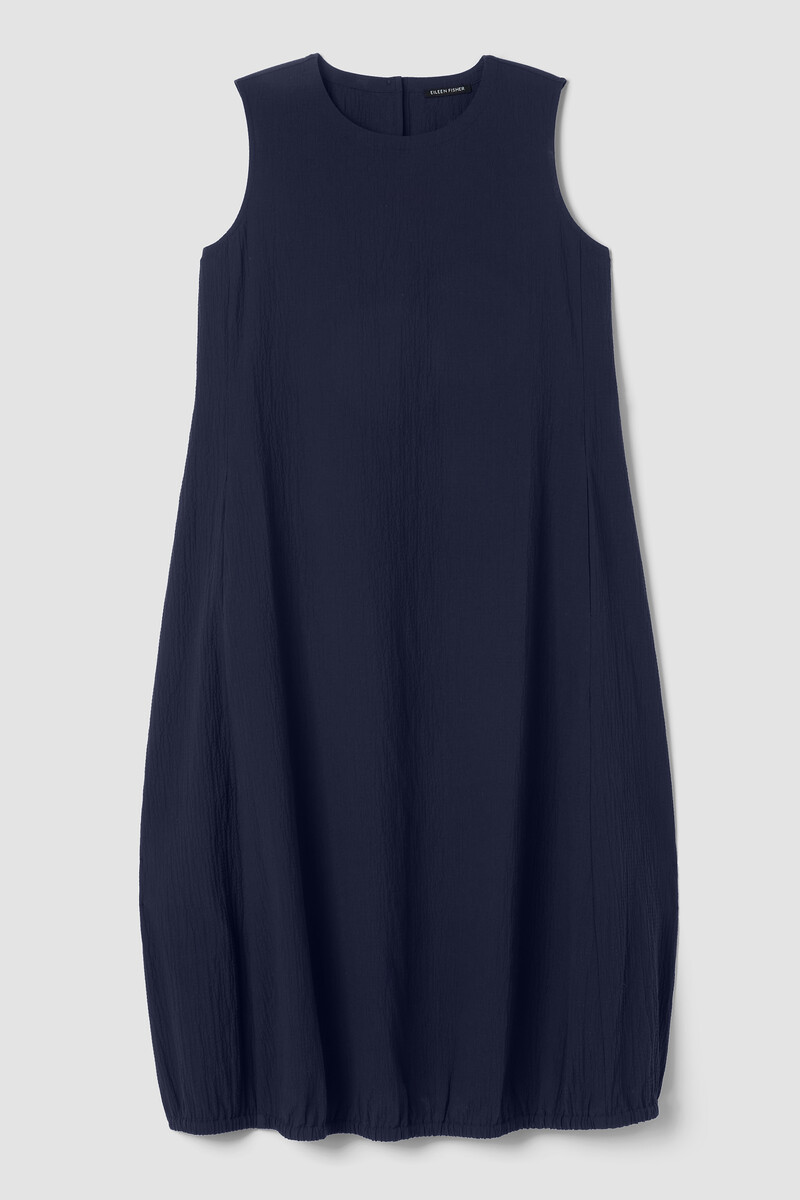 Organic Cotton Pucker Lantern Dress Organic Cotton Pucker Lantern Dress
