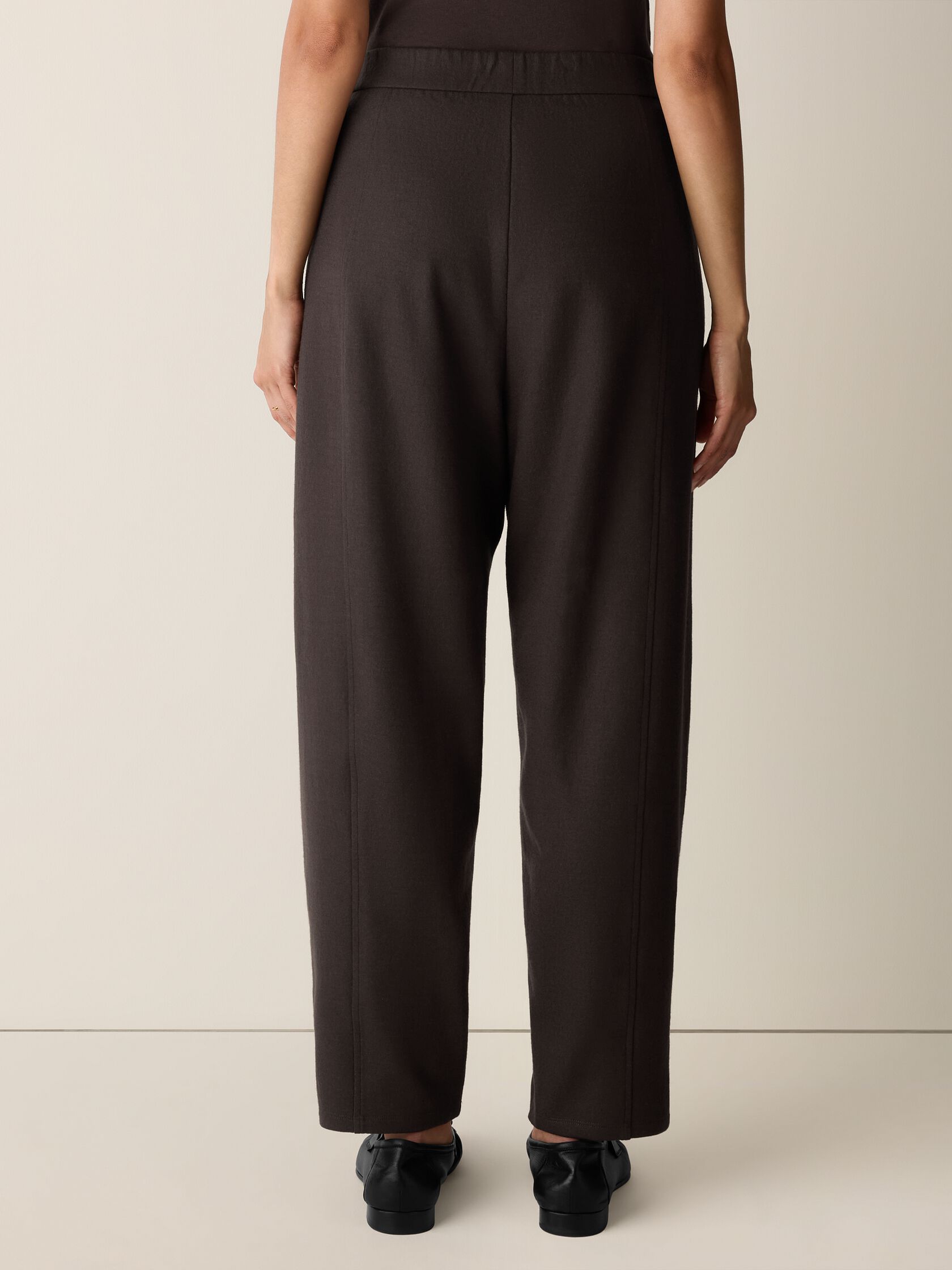 Felted Wool Jersey Lantern Pant in Regenerative Wool