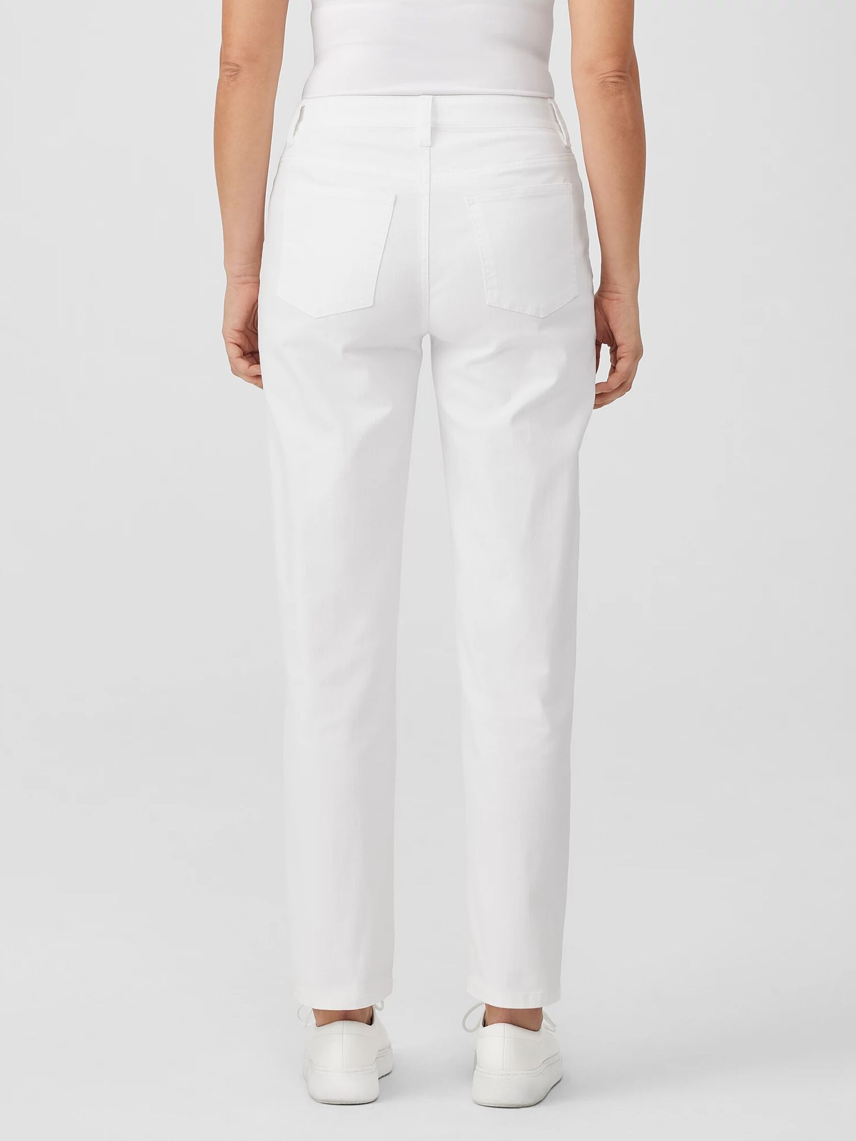 Organic Cotton Denim High-Waisted Jean | EILEEN FISHER