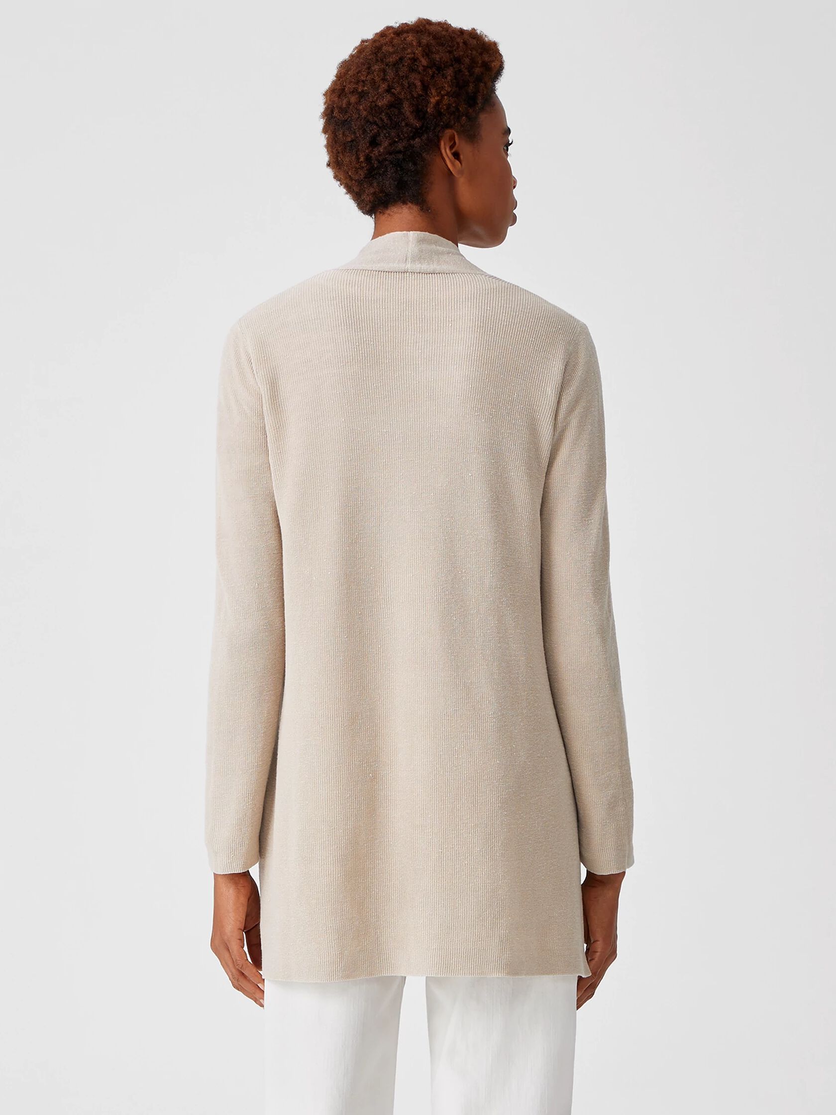 Organic Linen Cotton Long Cardigan
