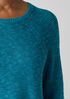Organic Linen Cotton Slub Crew Neck Top