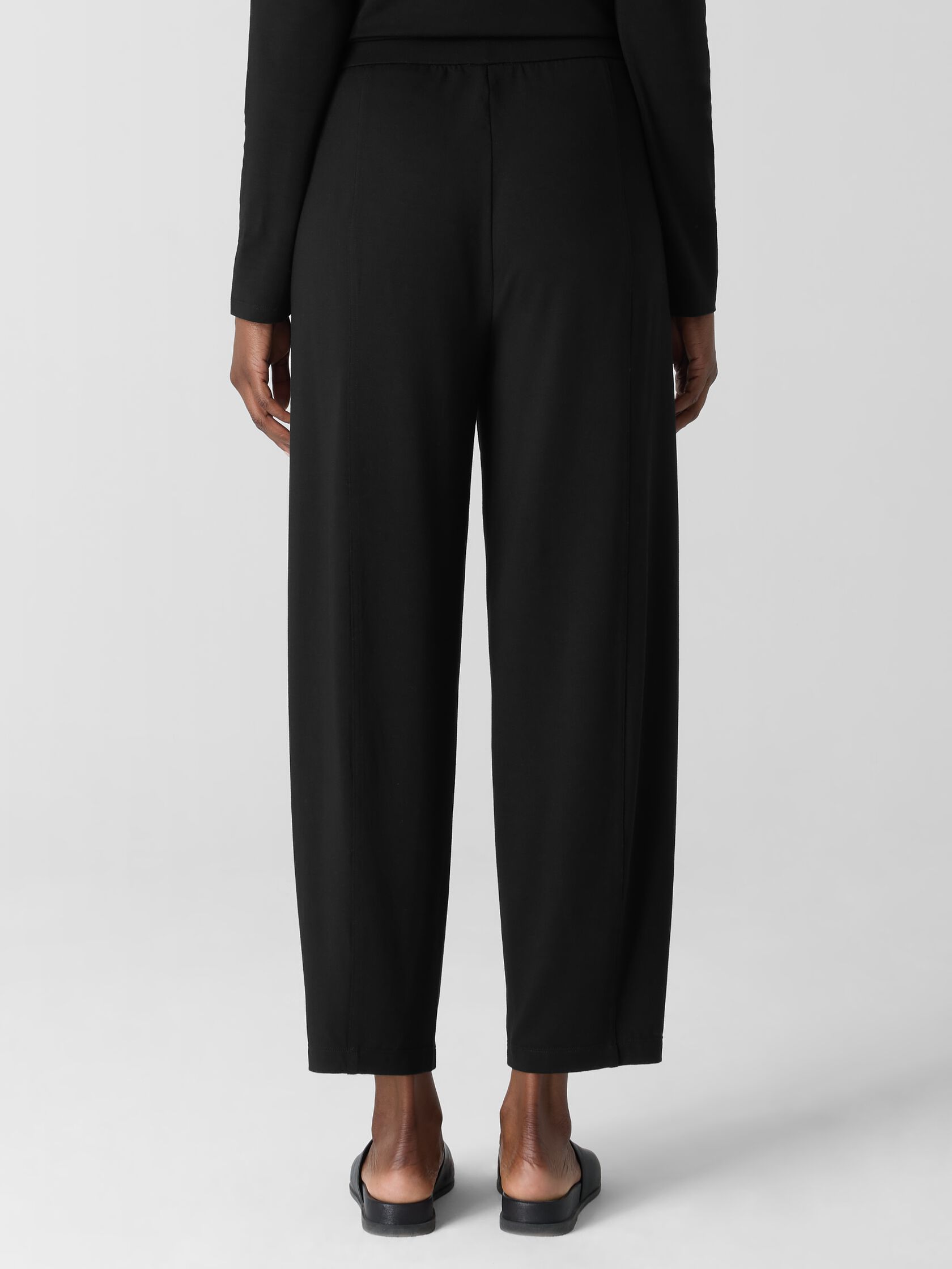 Stretch Jersey Knit Lantern Pant