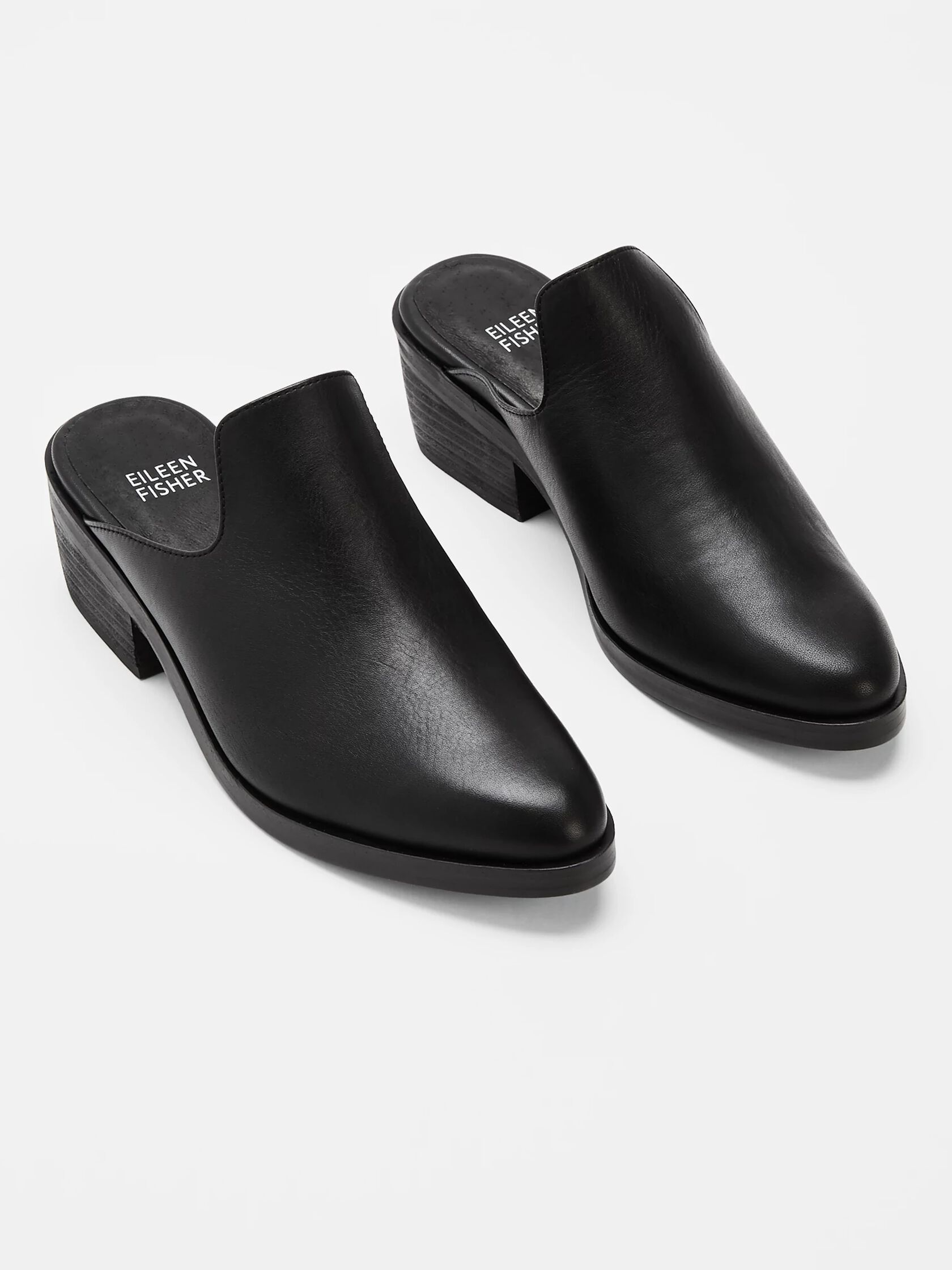 First Smooth Leather Mule