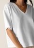 Organic Pima Cotton Jersey V-Neck Tee