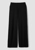 Stretch Jersey Knit Wide-Leg Pant