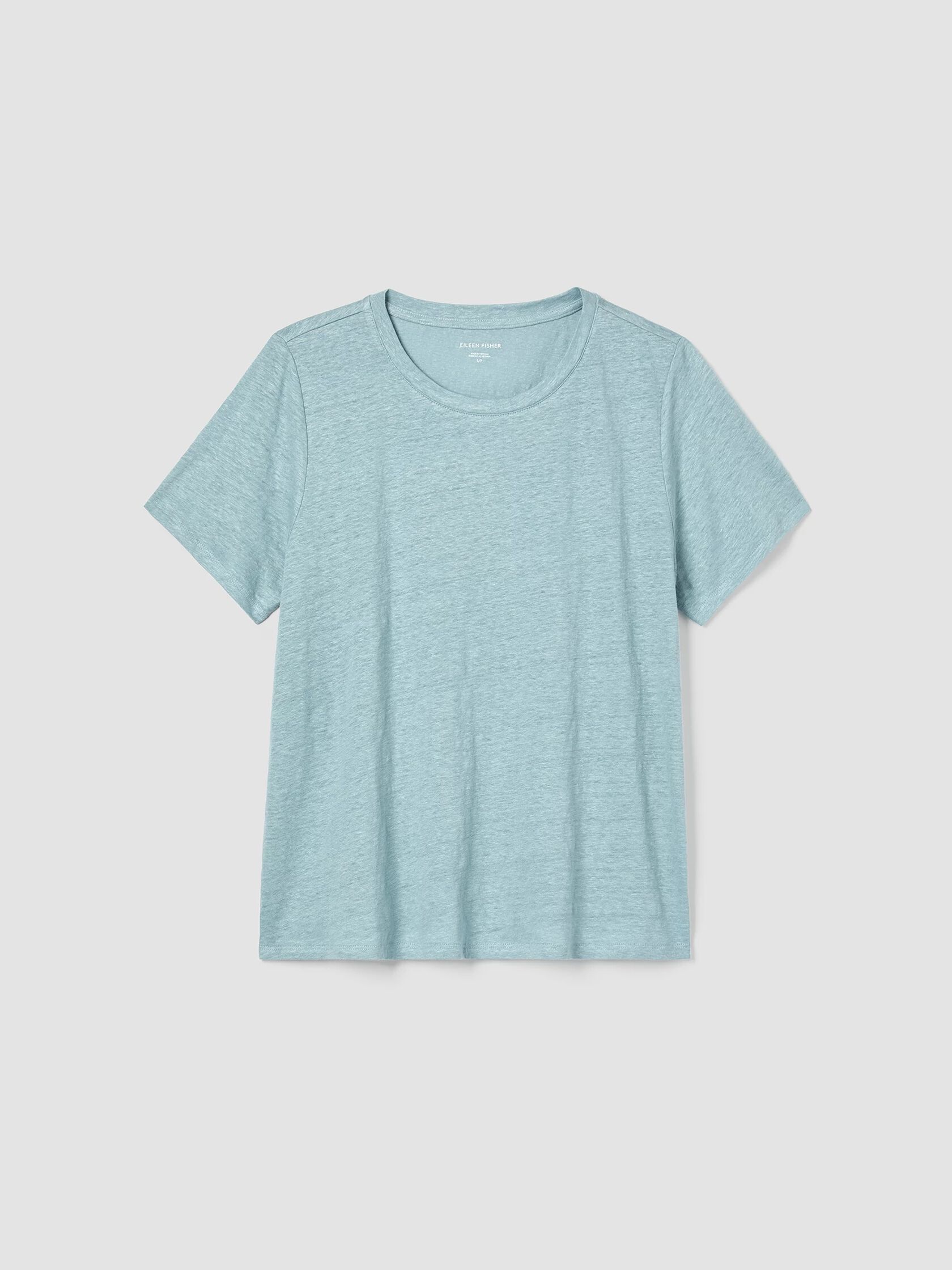 Organic Linen Jersey Crew Neck Tee