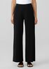 Traceable Cotton Jersey Wide-Leg Pant