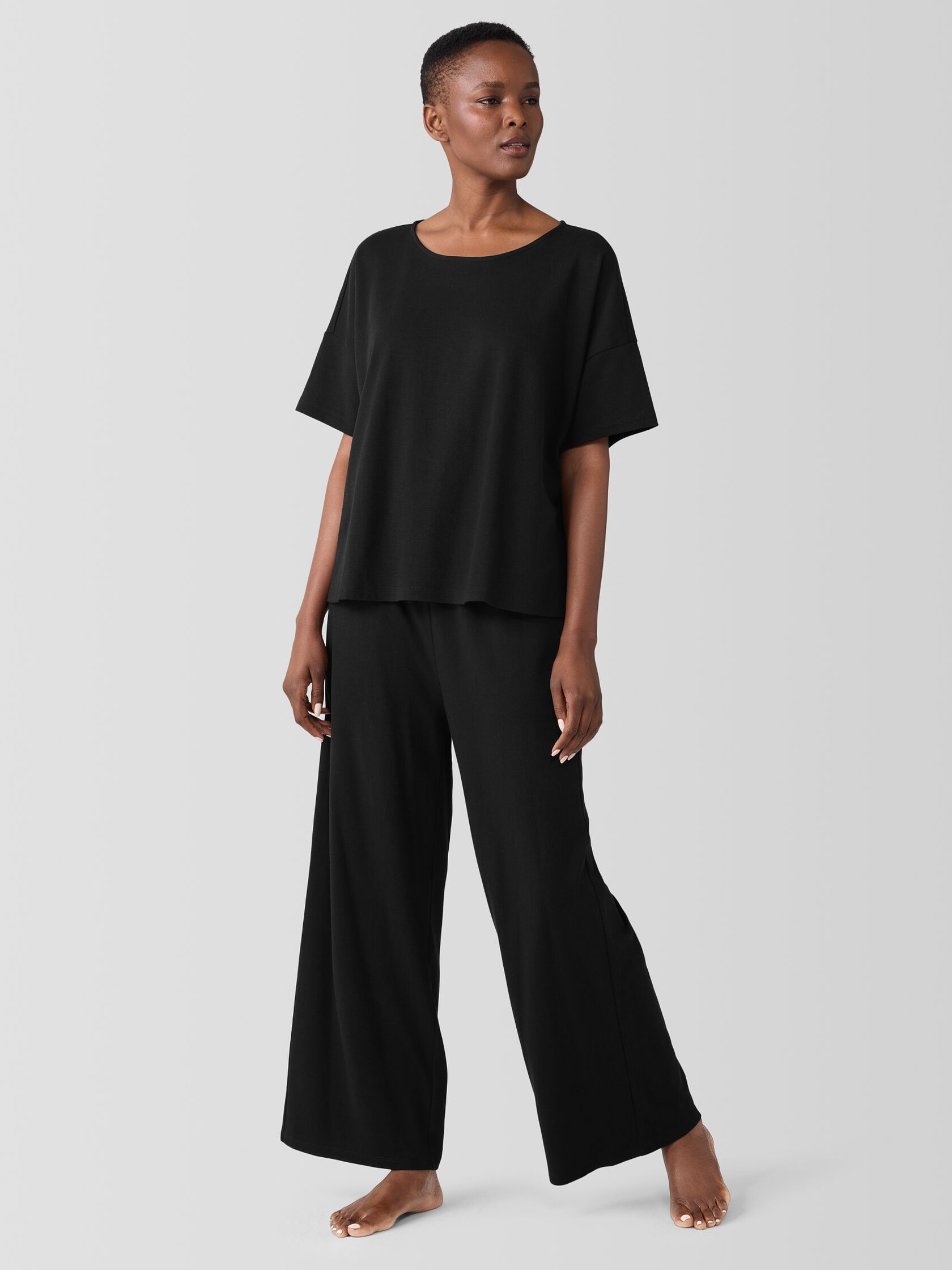 Organic Cotton Interlock Sleep Tee